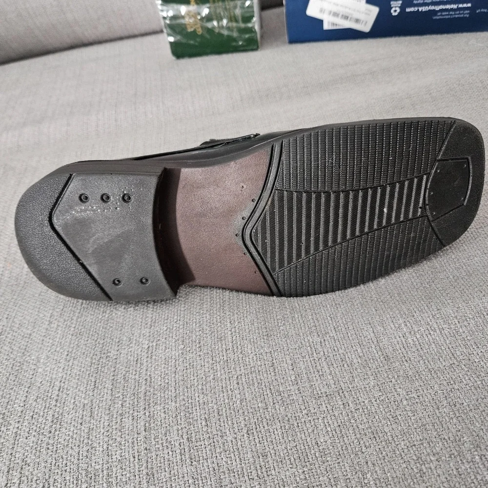 DEER STAGS WINGS JR‎ BOYS 3M SLIP ON DRESS SHOE BLACK Casual Wedding Formal